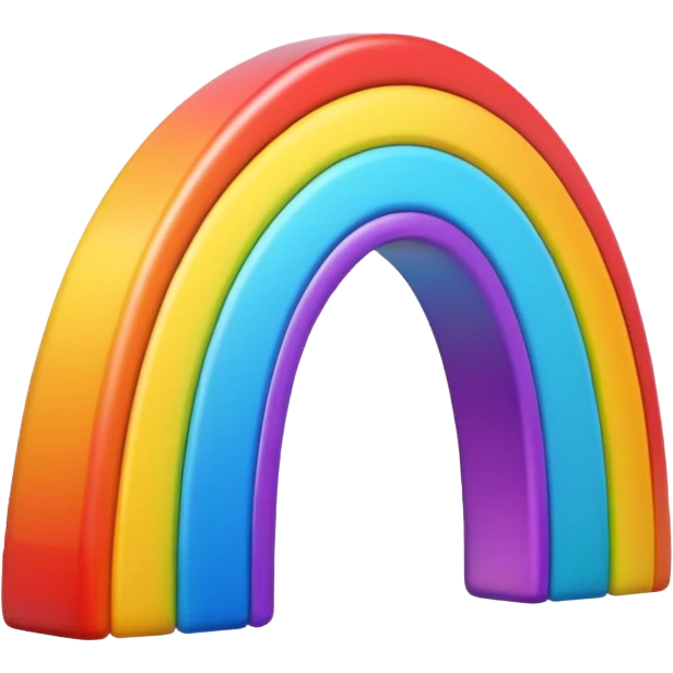 Bright Rainbow emoji