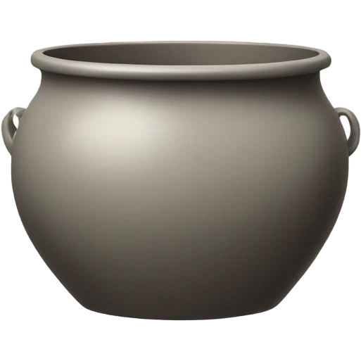 An empty pot from side view  emoji