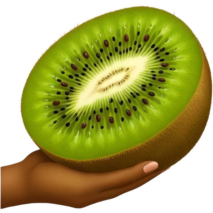 Kiwi skin hand emoji