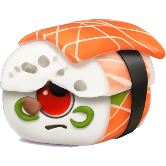 Cute sushi emoji