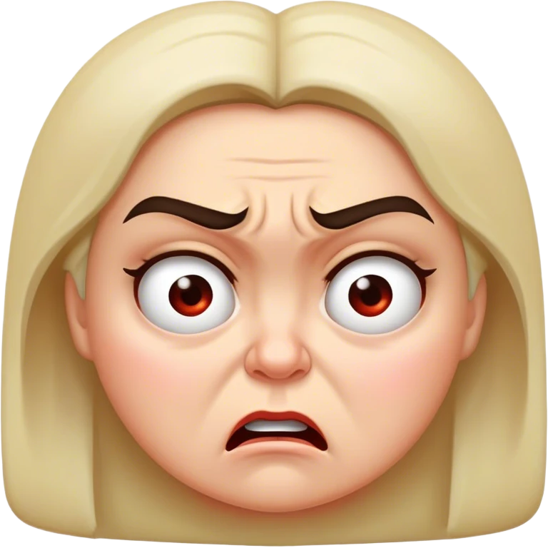My lady being mad at me emoji