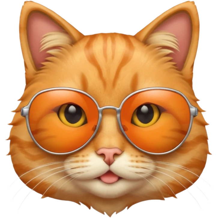 Cat wearing sunglasses emoji