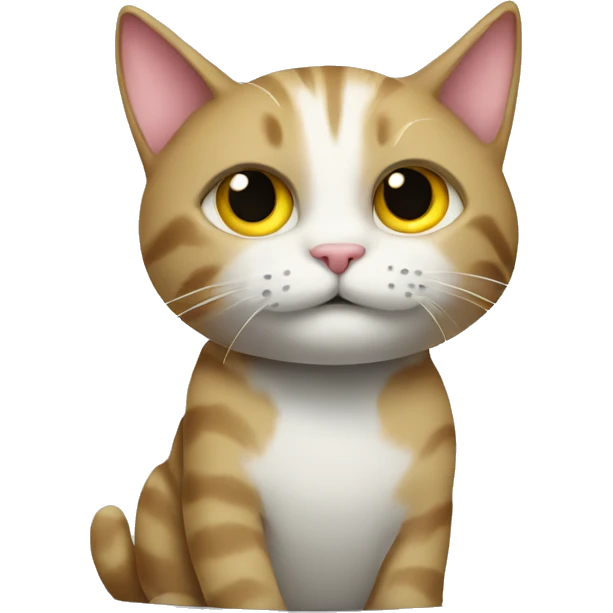 a cat on top of a televiion emoji
