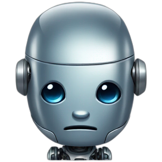 cute robot sad emoji