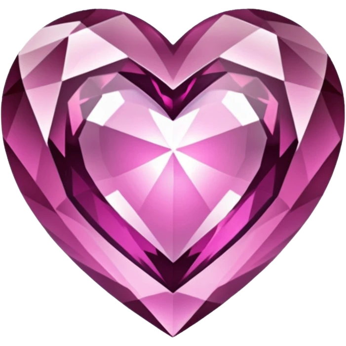 crystal heart emoji