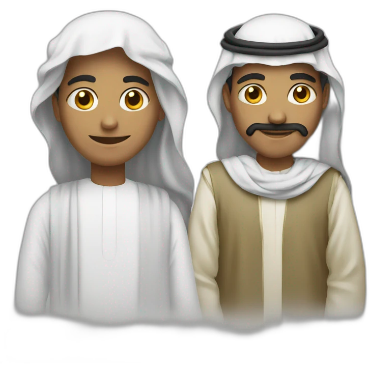 Saudi with ghotra emoji