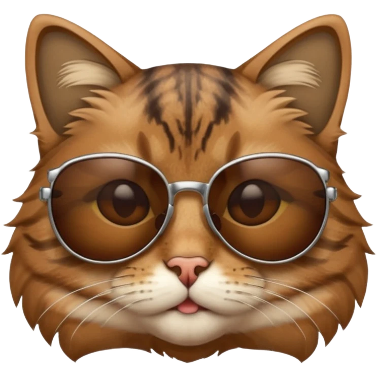 Cat wearing sunglasses emoji