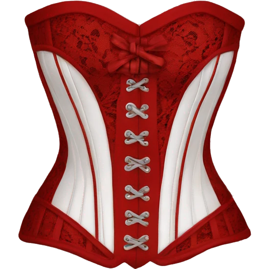 Corset red lace  emoji