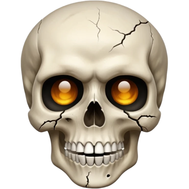 Uma caveira sigma falando palavrão emoji