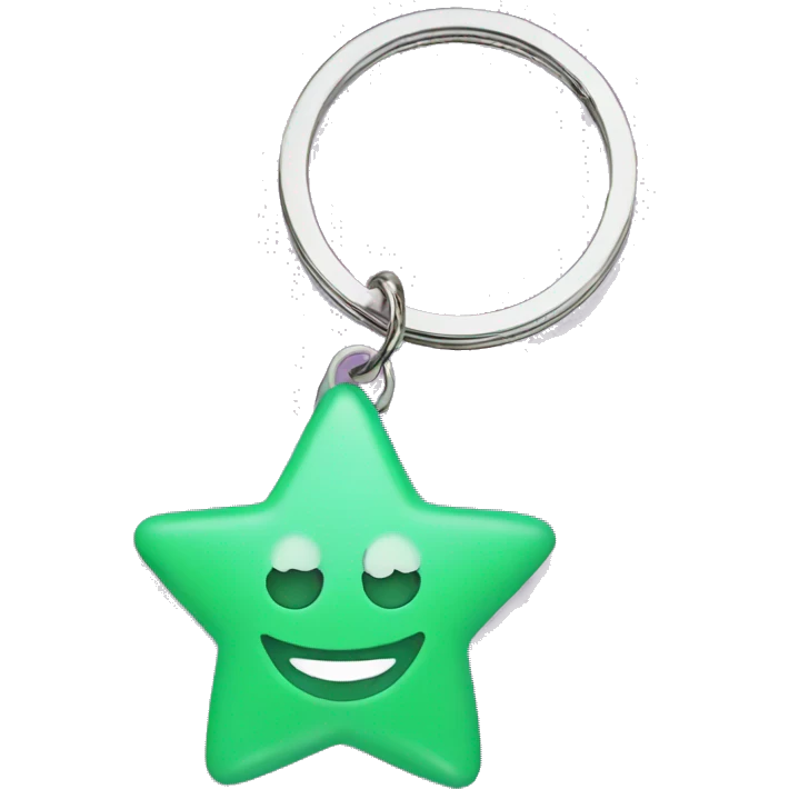 Little star keychain  emoji