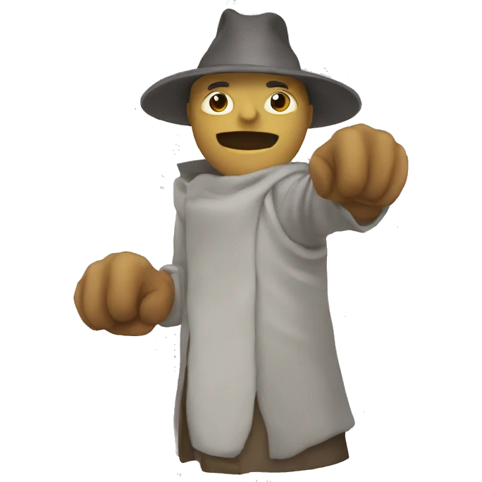 Haciendo una clabada emoji