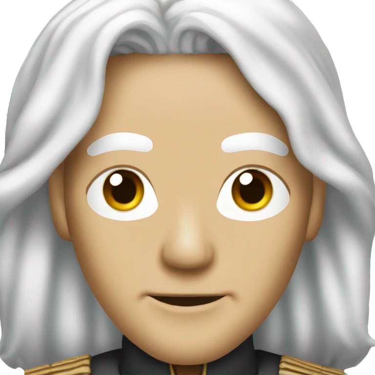 supreme-commander WITH WHITE HAIR NO MUSTACHE emoji