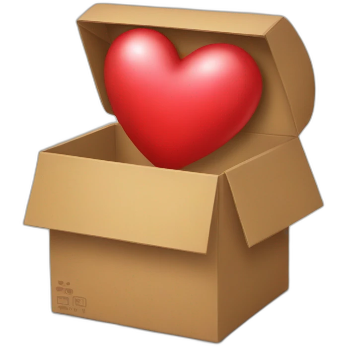 heart in box emoji