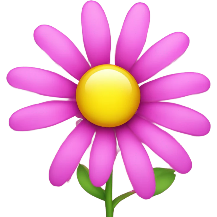 Neon daisy  emoji