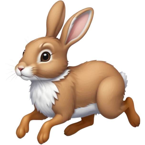 заєць по снігом  emoji