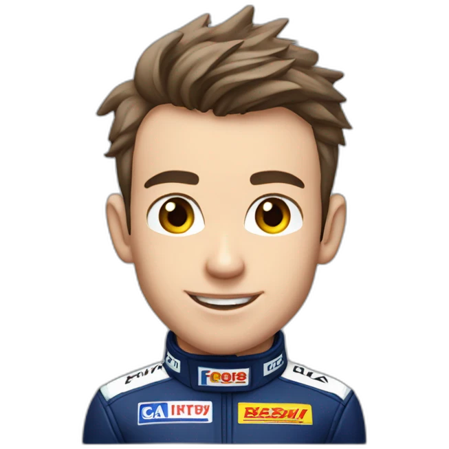 Pierre gasly f1 alpine driver emoji