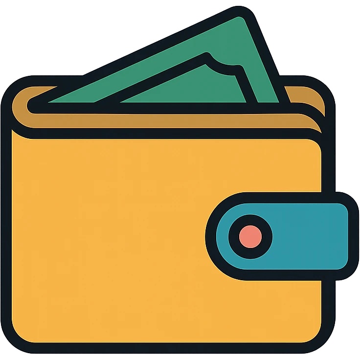 colored wallet icon emoji