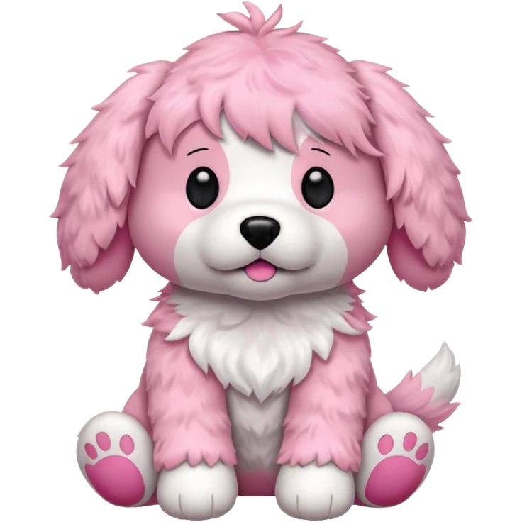 Victoria secret pink dog plush emoji