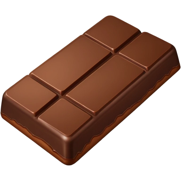 Milk chocolate bar emoji