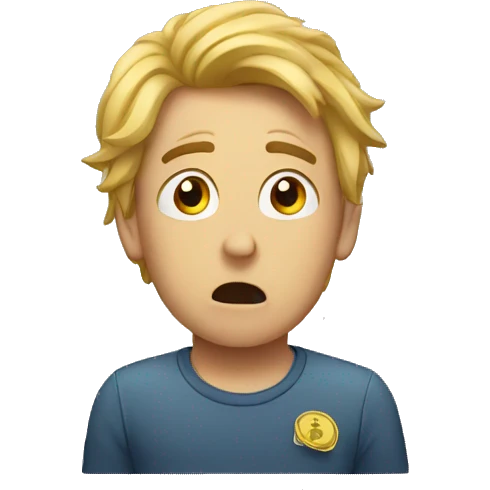 anxious cash emoji