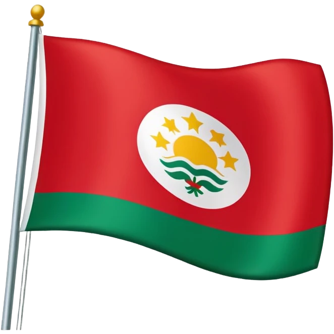 Create The flag called “ikurriña” From The basque country a autonomous community From Spain that have red green and white colors emoji