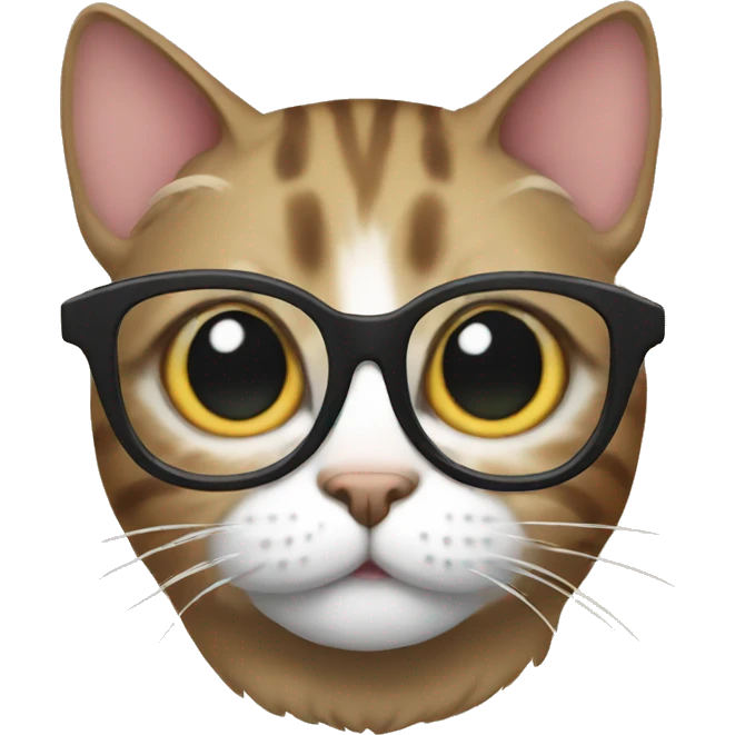 cat with glasses emoji