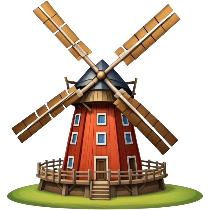Dutch windmill emoji
