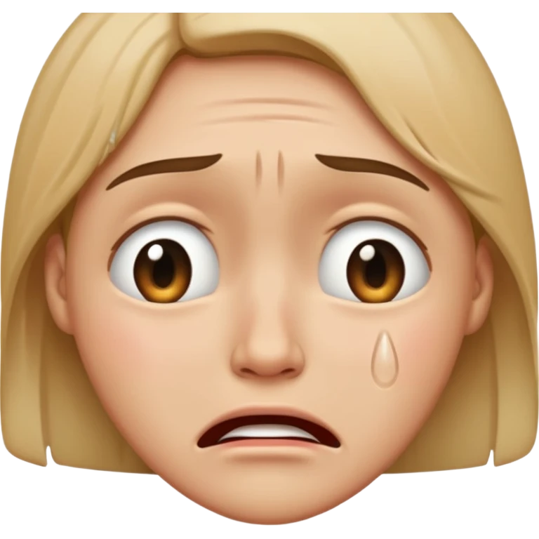 crying face emoji, expressive and clear emoji