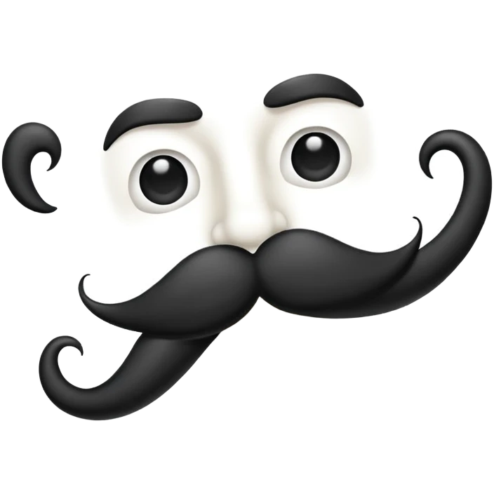 Moustache emoji