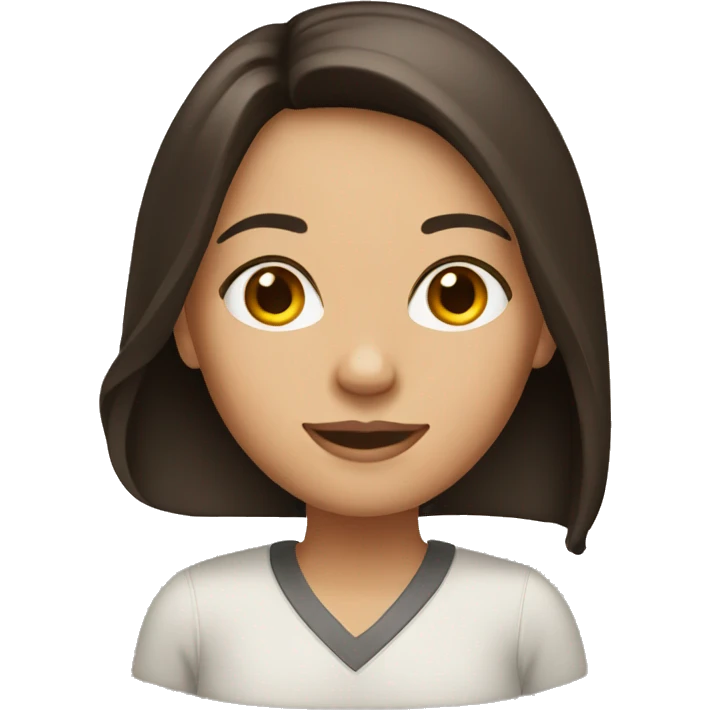 Brunette emoji