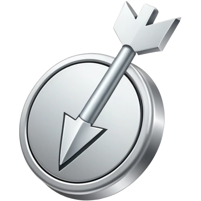Arrow cursor clicking on a button emoji