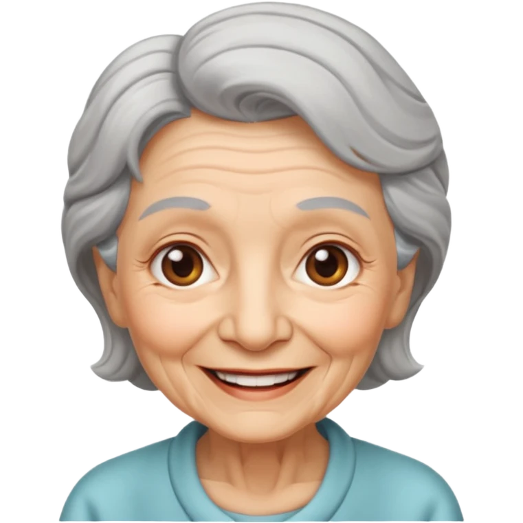 an old lady emoji