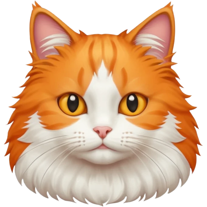 cat text in the card. emoji