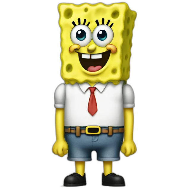 SpongeBob heading out emoji