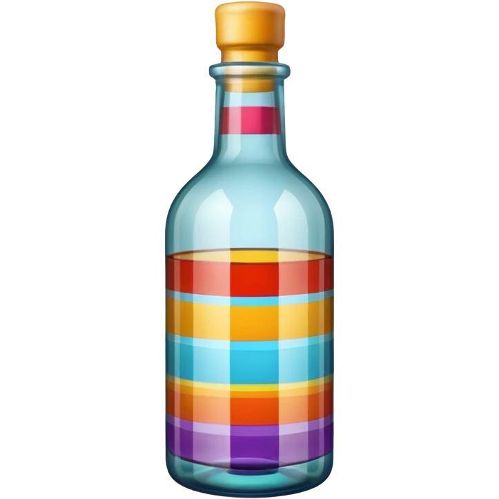 striped bottle emoji