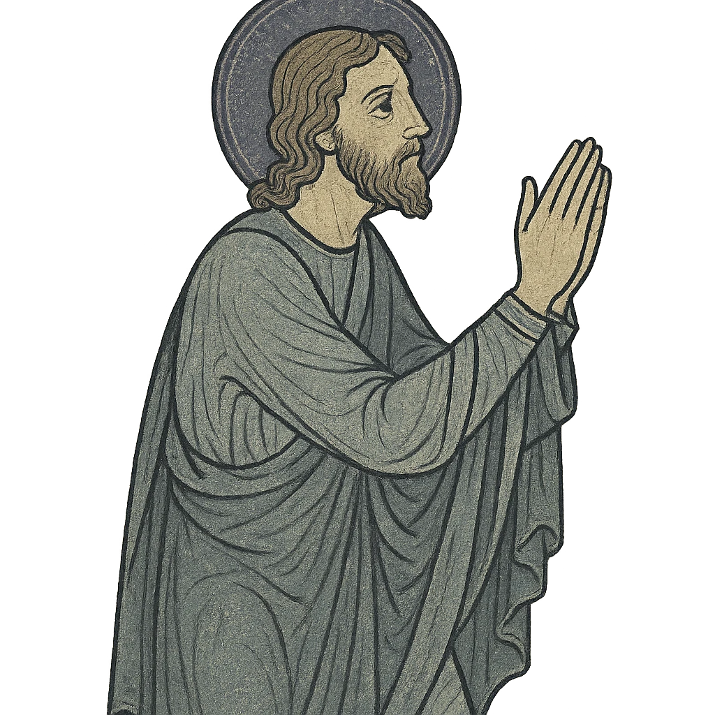 jesus praying  emoji
