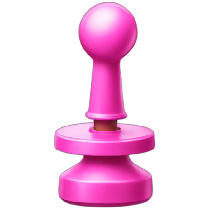 pink joystick emoji