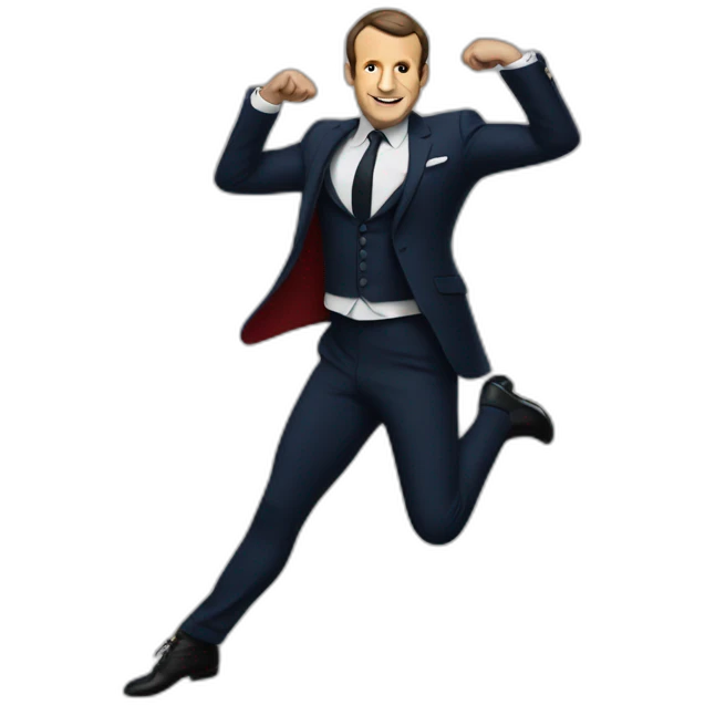 macron dansing emoji