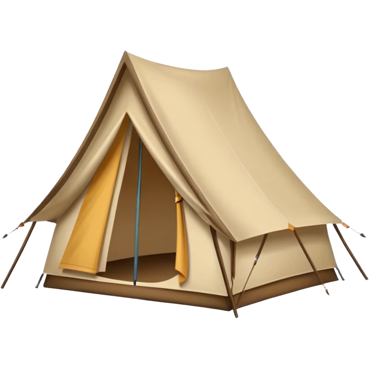 camping tent emoji