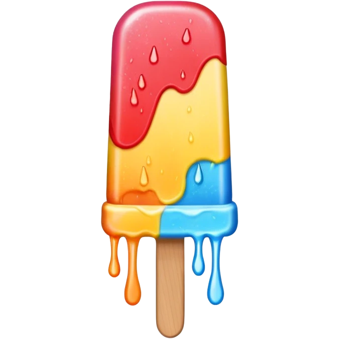 Popsicle: colorful emoji