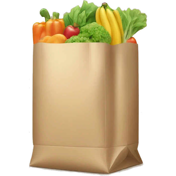 groceries bag   emoji