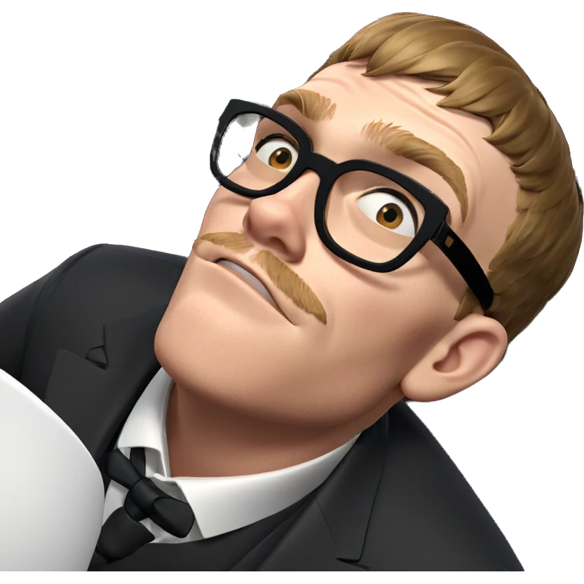 dapper boy with cigarette emoji