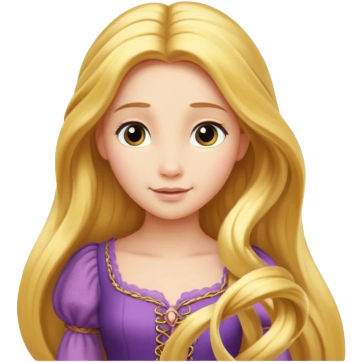 Rapunzel emoji