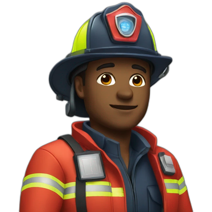 paris firefighter emoji