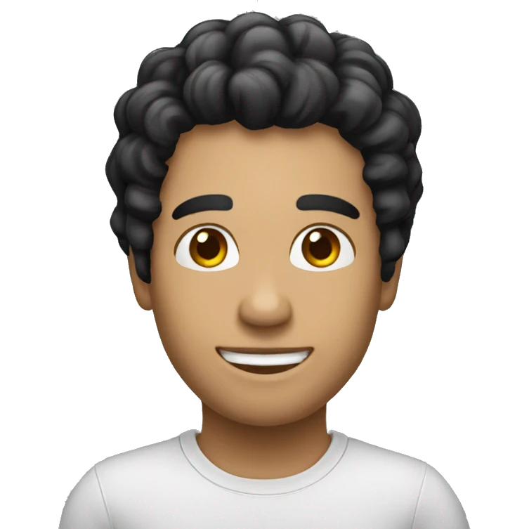 software engeneer black hair emoji