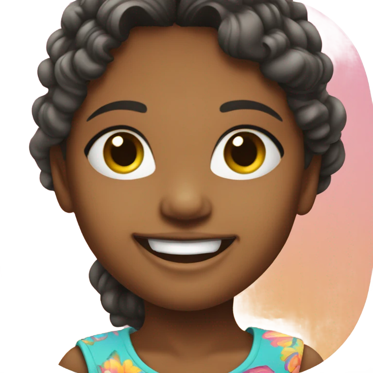 girl in dress emoji