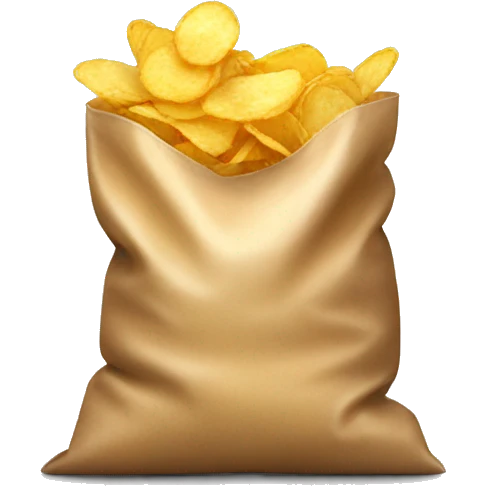 bag of potato chips emoji