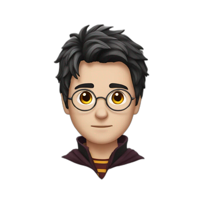 Harry potter with a scar emoji
