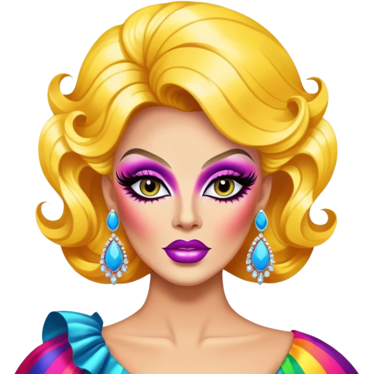 Drag queen emoji