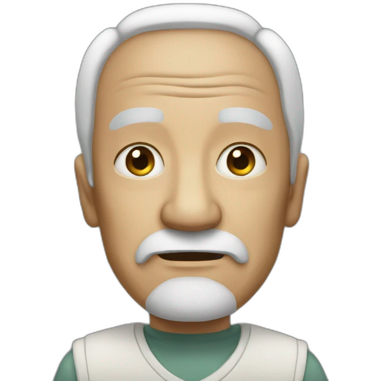 Cyber old man emoji